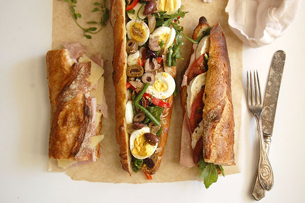 Sandwitch med franskt bagutte 